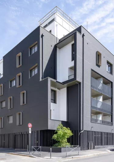 Extérieur de la résidence Villa Saint-Paul, à Rennes. Des logements neufs réalisés par Pierre Promotion.