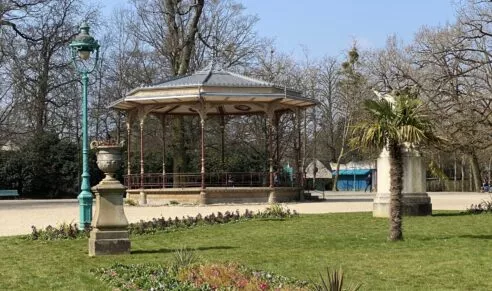 Parc du Thabor à Rennes, proche de la résidence Automne située avenue Jules Ferry