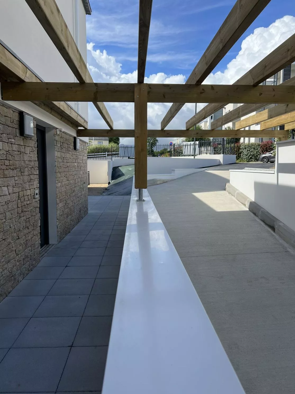 Extérieur de la résidence Villa Marine à Larmor-Plage, programme immobilier réalisé par Pierre Promotion.