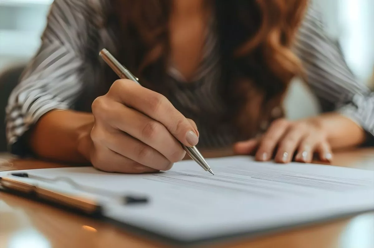 Signature d'un contrat en VEFA