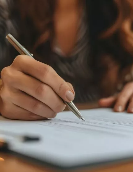 Signature d'un contrat en VEFA