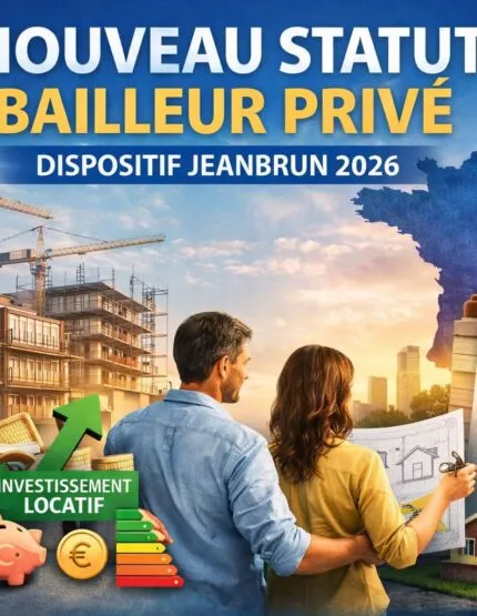 Dispositif Jeanbrun - Statut du bailleur privé pour les investisseurs